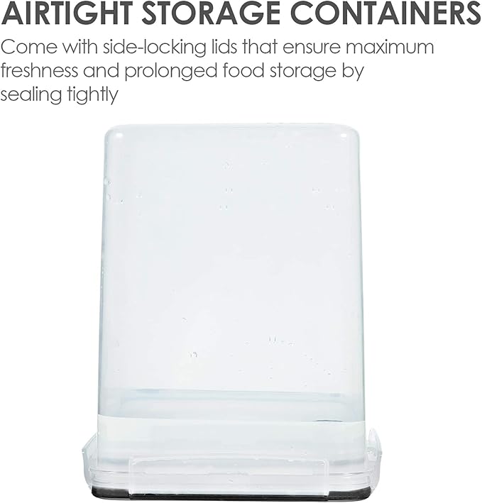Vtopmart 4 PCS Large Food Storage Containers 5.2L / 175oz, 4 Pieces BPA Free - Image 5