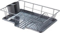 Sweet Home Collection Space-Saving 3-Piece Dish Drainer Rack Set: Efficient by SweetHomeCollection