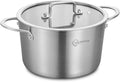 LOLYKITCH Tri-Ply 3 Quarts Stainless Steel Induction Cooking Pot, Small Stock by LolyKitch