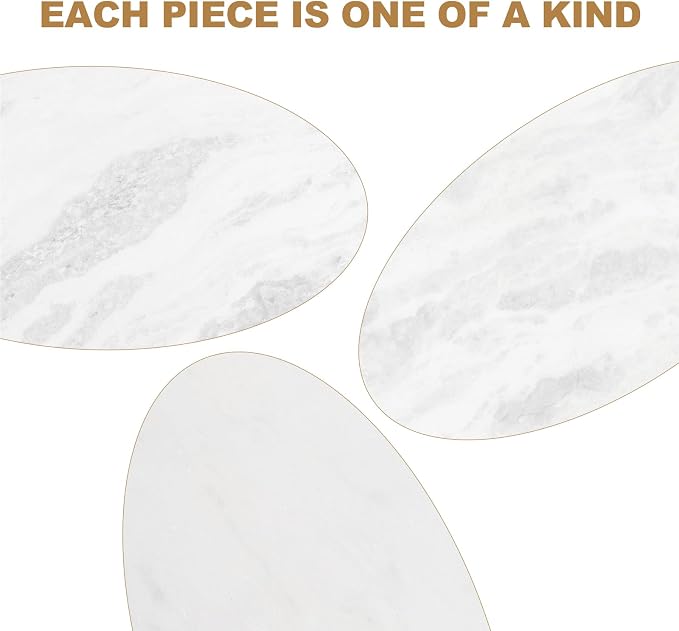 Koville African Natural Marble Rolling Pin, Non-Stick Polished Dough Roller - Image 6