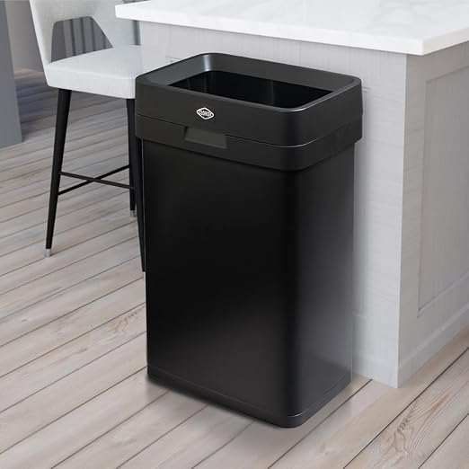 Clorox 13 Gallon Trash Can - 50L Slim Open Top Garbage Bin - Image 2