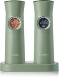 Flendy Gravity Electric Salt and Pepper Grinder Set Rechargeable, Automatic by Flendy