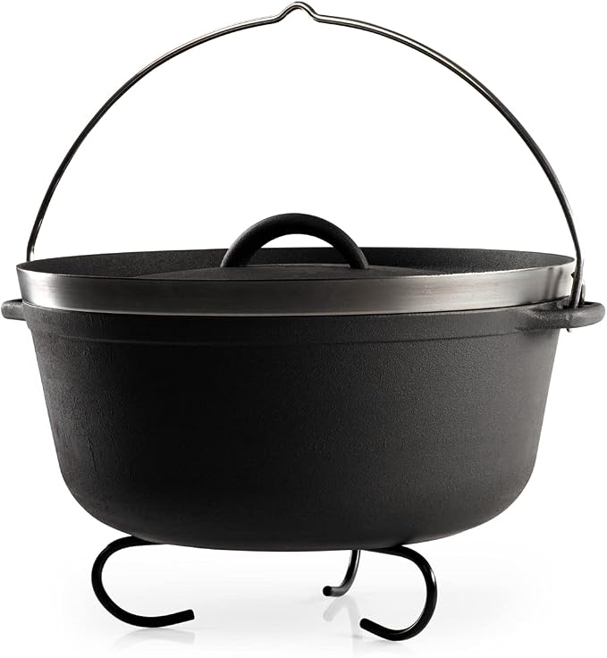 GSI Outdoors Guidecast 7qt Dutch Oven | Cast Iron Dutch Oven - Image 2