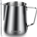 Milk Frothing Pitcher, 20oz Stainless Steel Milk Frother Cup Steaming Pitcher by Careula