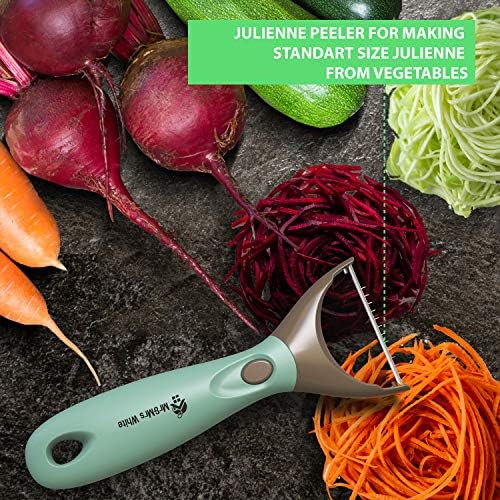 3-in-1 Vegetable Peeler Set - Sharp Stainless Steel Blades with