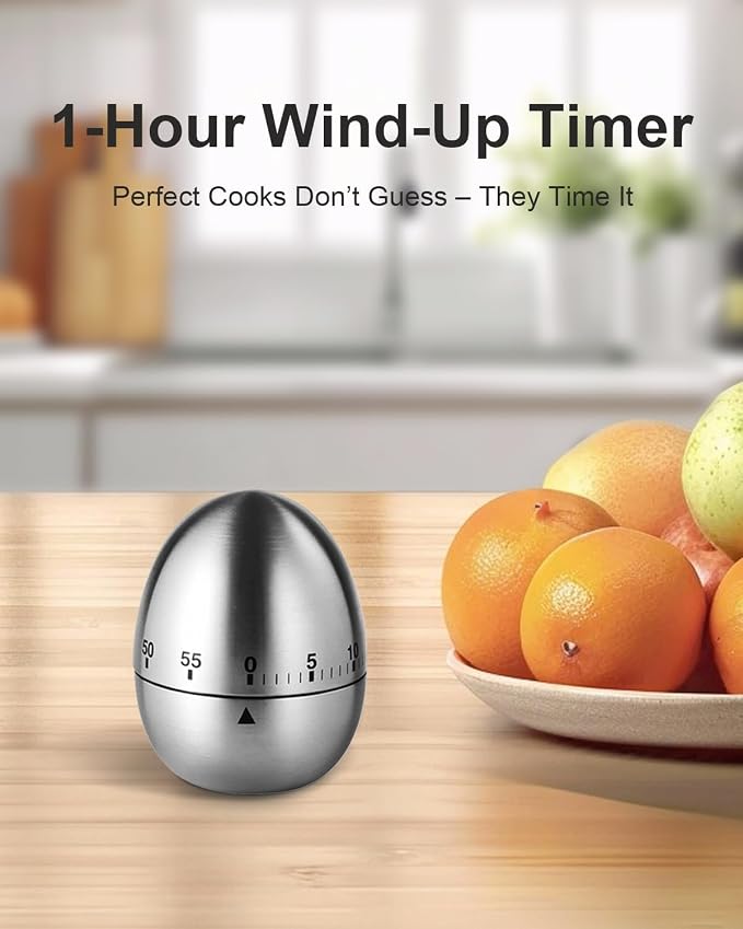 Kitchen Timer for Cooking, 60 Minutes Mechanical Timer - Image 5