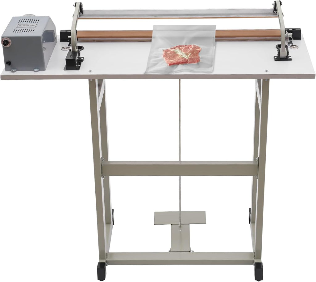Foot Pedal Heat Sealing Machine, 110V 850W Portable Plastic Bag
