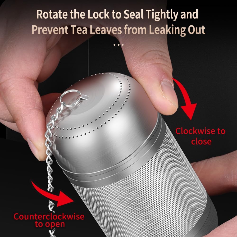 2Pack 316 Stainless Steel Tea Infuser for Loose Leaf Tea Reusable Tea