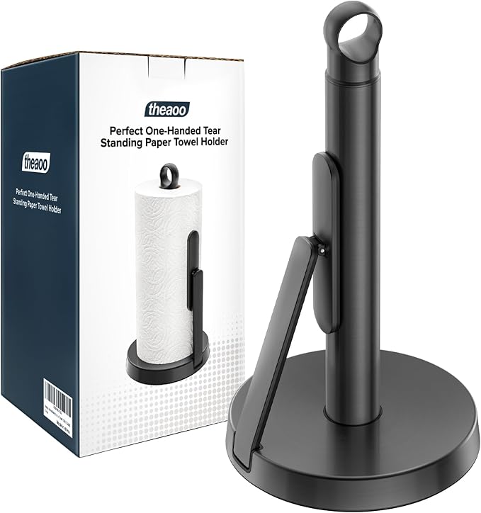 theaoo Heavy-Duty Stainless Steel Paper Towel Holder by theaoo