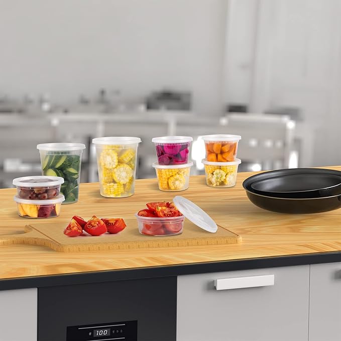 TashiBox [8oz-40 Sets Plastic Containers - Image 6