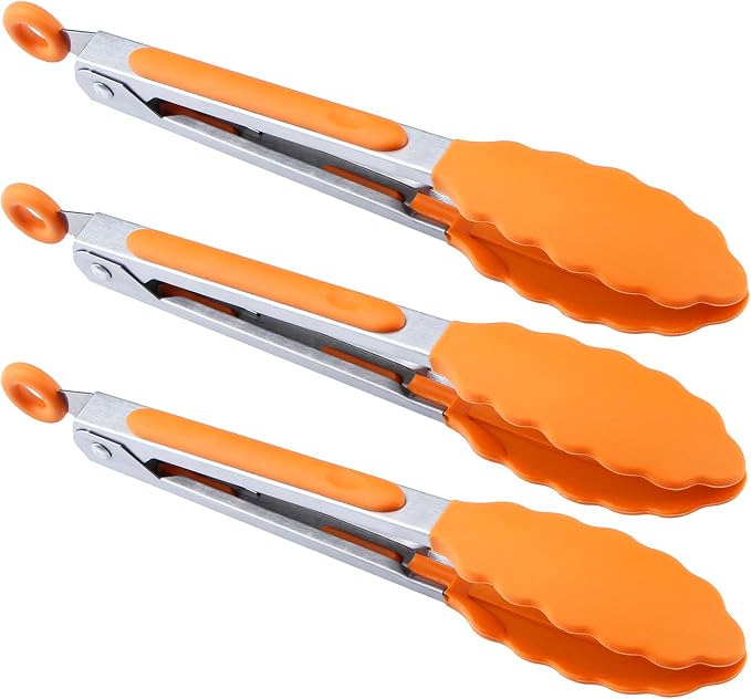 MSY BIGSUNNY 7 inch Serving Tongs by MSYBIGSUNNY