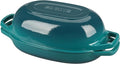EDGING CASTING Enameled Cast Iron Oval Dutch Oven Pot by EDGINGCOOKWARE