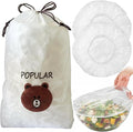 300pcs Plastic Bowl Covers Food Cover, Food Fresh Keeping Bags Elastic Reusable by Unknown