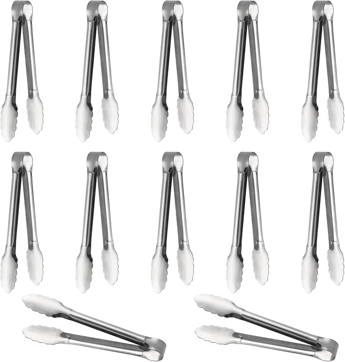 Serving Tongs, Buffet Tongs, ACAUTO Stainless Steel Food Tong Serving Tong by Unknown
