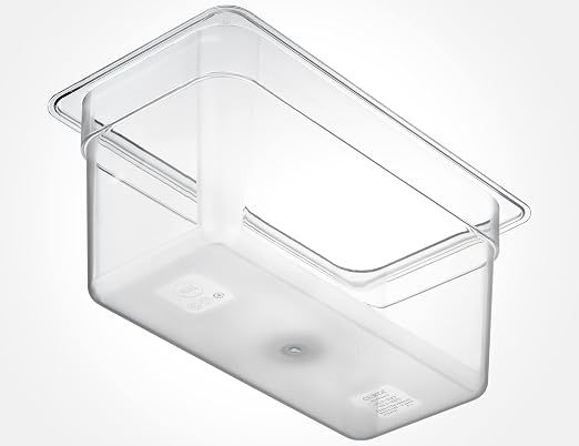 CURTA 6-Pack 1/3 Size 6" Deep NSF Polycarbonate Food Pans | Dishwasher & - Image 3