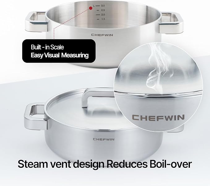 316 Stainless Steel 3.8 Quart Brazier - Image 7