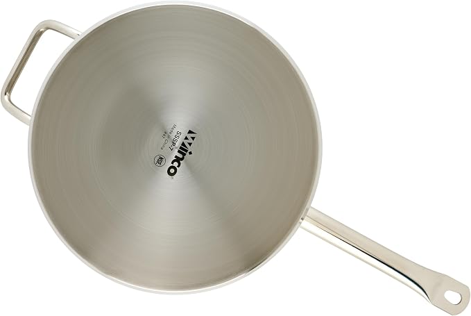 Winco Heavy-Duty Stainless Steel Sauce Pan - Image 5