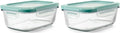 OXO Good Grips 3.5 Cup Smart Seal Glass Rectangle Food Storage Container by OXO