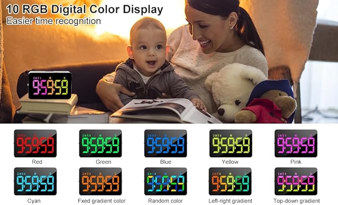 Rechargeable Timers，Digital Kitchen Timer - Image 6