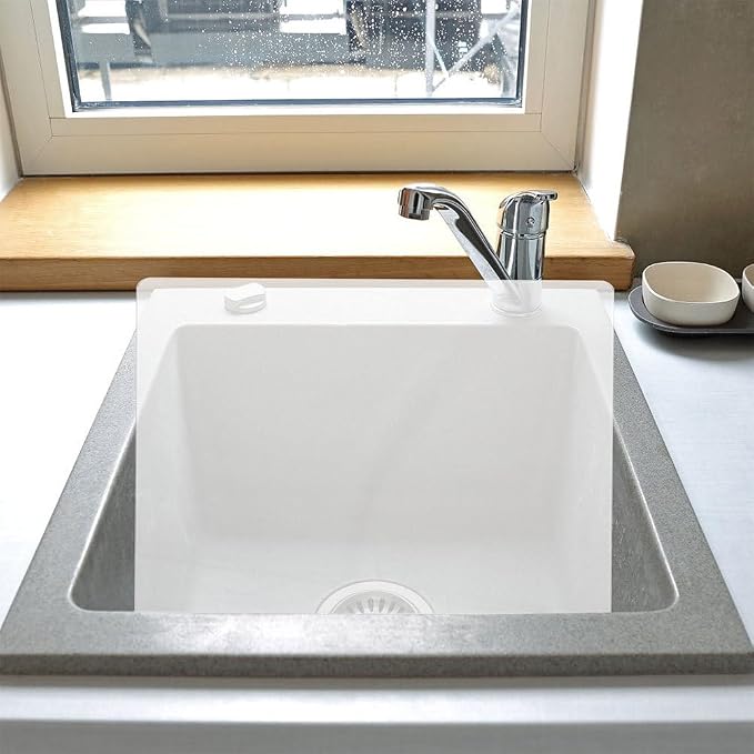 PRETYZOOM Acrylic Kitchen Sink Splash Guard 13.77 X 8.26 Inch Clear Water - Image 8