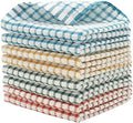 Cotton Dish Rags Dish Cloths For Washing Dishes,8Pack,11.8”x11.8”
