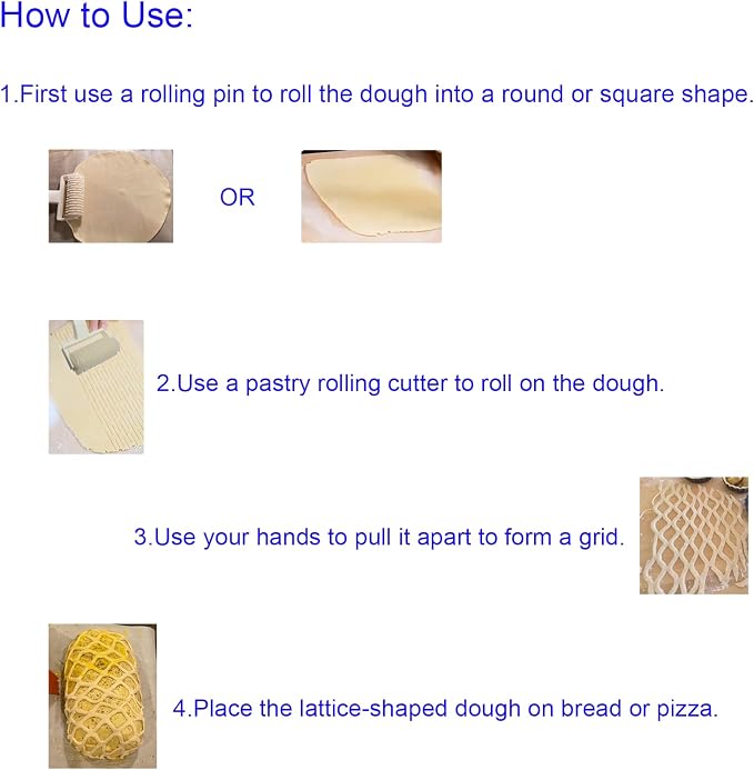 1PCS Pastry Cutter Plastic Pizza Silk Hob Household Reusable Baking Pastry Tools - Image 5