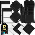Oven Mitts Kitchen Towels and Dishcloths by KacNacPro