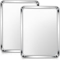 E-far Baking Sheets Set of 2, 16” x12” Stainless Steel Cookie Sheets Pans by E-far