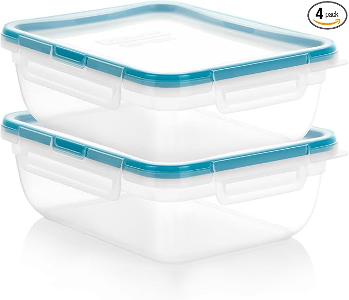 Snapware Plastic Total Solution 2-Pack Food Storage Containers Set, Leakproof & by Snapware