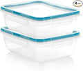 Snapware Plastic Total Solution 2-Pack Food Storage Containers Set, Leakproof & by Snapware