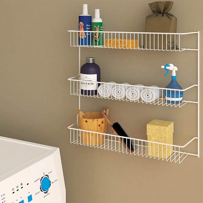 ClosetMaid 3-Tier Hanging Wall Mounted Metal Rack - Image 10