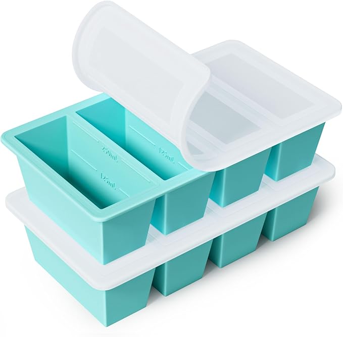 Silicone Freezer Tray for Sauce Cube: GGOW Silicone Freezing Tray for Broth by GGOW