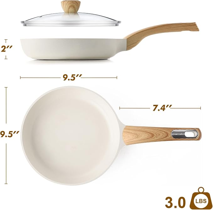 SENSARTE Ceramic Nonstick Frying Pan Skillet - Image 9