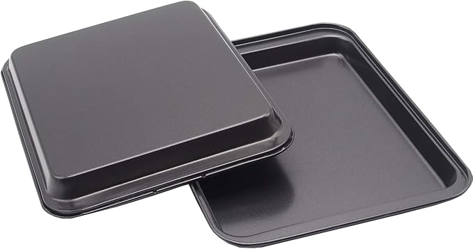 Small Baking Sheet Nonstick 9.45 X 7.09 Inch, 8 Inch Mini Cookie Tray Toaster - Image 7