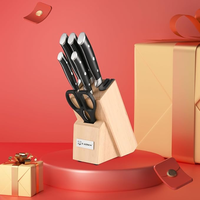 8 Piece German Stainless Steel Knife Set - Image 7
