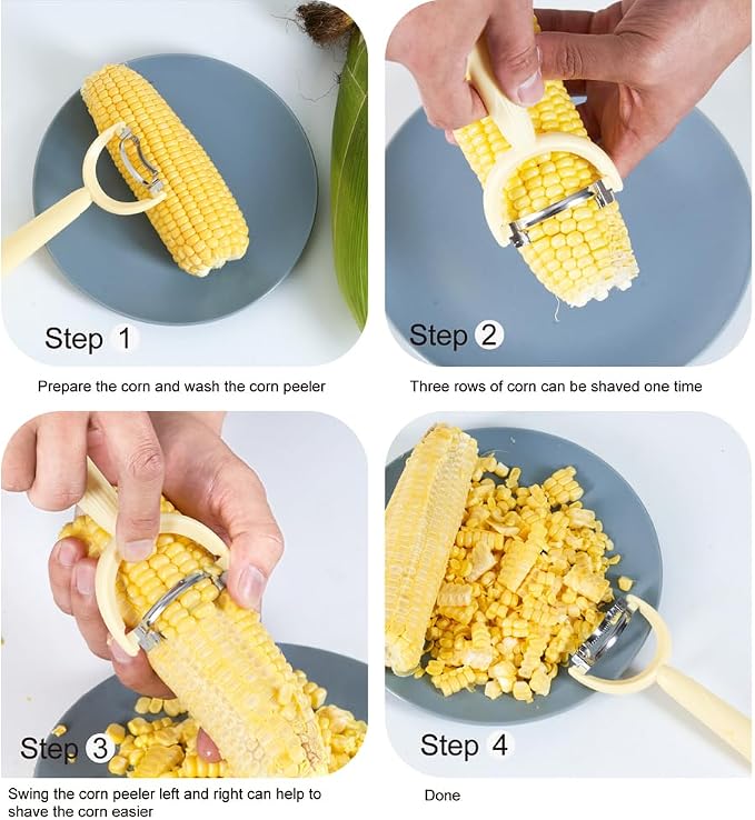 Carrot Peelers, Kitchen Vegetable Peeler Set, Including orange peeler, Corn - Image 2
