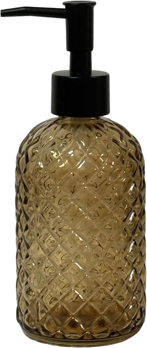 Brown Glass Dish Soap Dispenser by YYTSGG