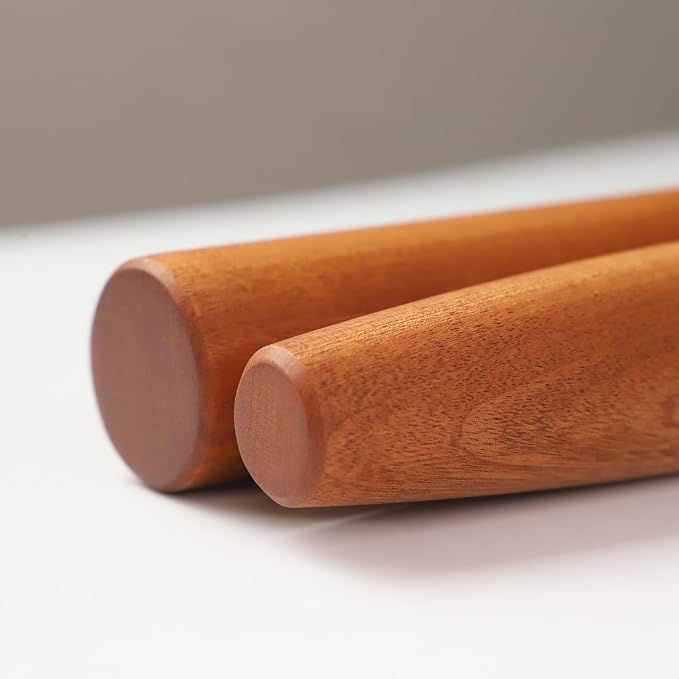 Muso Wood Sapele Wooden Dowel Rolling Pin - Image 6