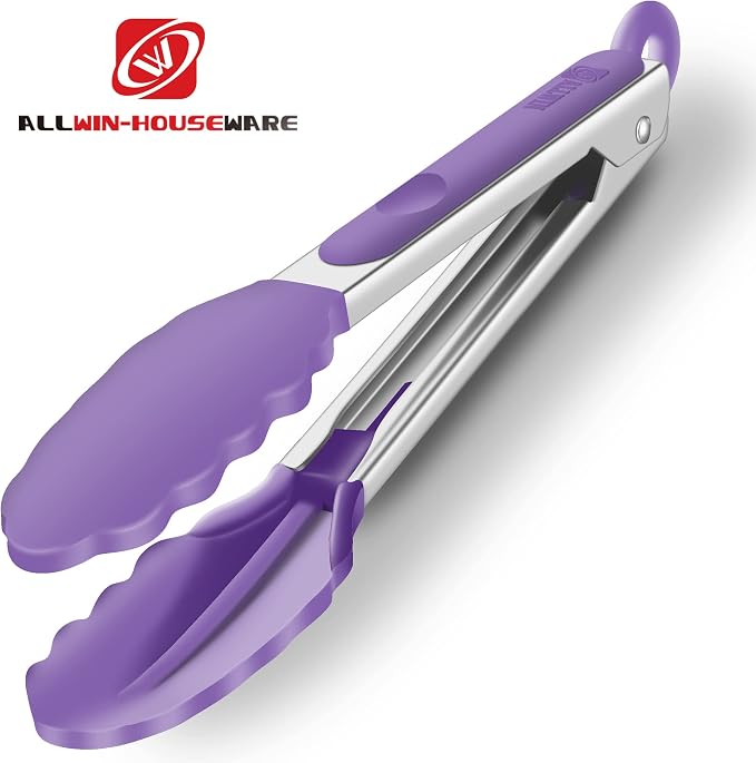 2 Pack Silicone Kitchen Tongs – 9" & 12" Set, Heat Resistant up to 500°F - Image 5