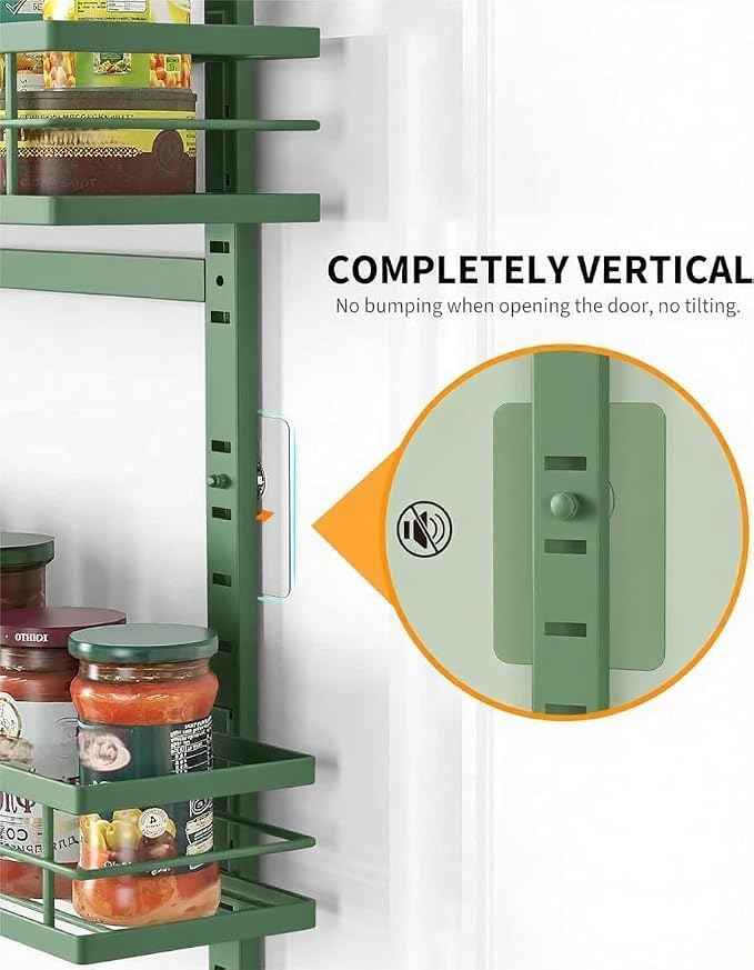 Moforoco Sage Green 9-Tier Over The Door Pantry Organizer, Pantry Organization - Image 5