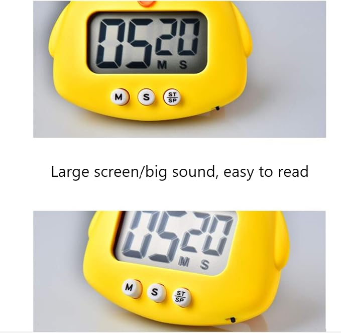Kitchen Timer, Cute Cartoon Animal Countdown, Digital Cooking Timer - Image 2