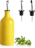 Sweejar Ceramic Olive Oil Dispenser Bottle, Opaque Oil Cruet Protects to Reduce by Sweejarco1949