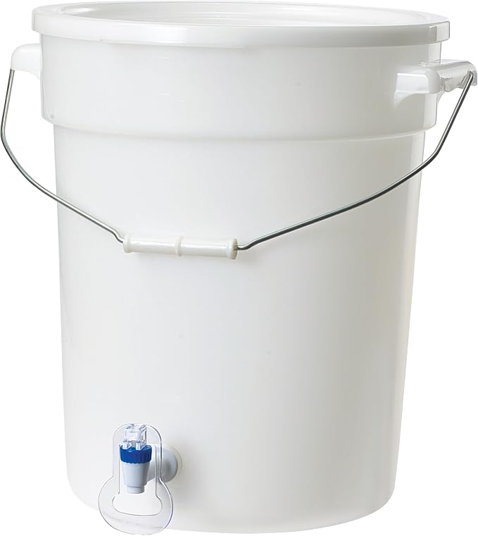 Beverage Dispenser White BPA Free Polypropylene 6 Gallon - Image 2