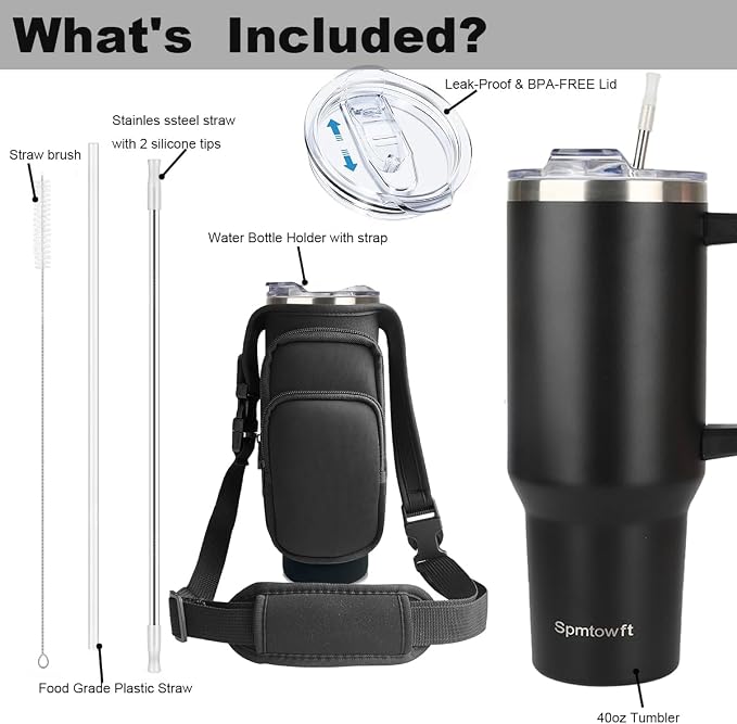 40oz Stainless Steel Double Vacuum Tumbler - Image 9