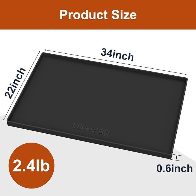ukeetap Extra Thick Silicone Mat Waterproof - Image 7