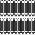 Raiten 20 Pack Flat Bottle Opener Bulk 7 Inch Stainless Steel Beer