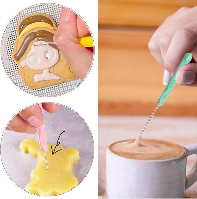8Pcs 5.2 Inches Sugar Stir Needle, Cookie Scribe Needles Cake Decorating Needle - Image 3