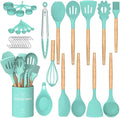 Umite Chef Kitchen Cooking Utensils Set, Wooden Handle Heat Resistant Silicone by UmiteChef