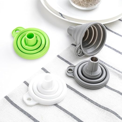 6 Pack Collapsible Silicone Funnels - Image 7
