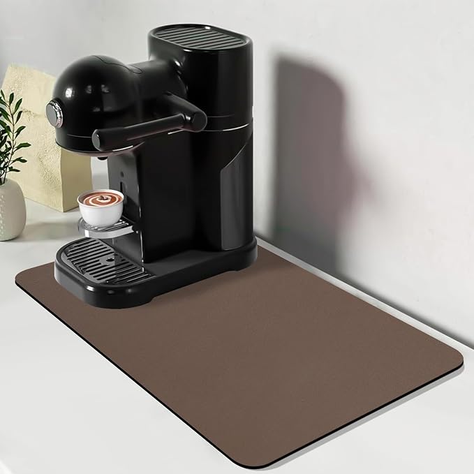 Bloss Coffee Mat, Bar Mat, Hide Stain Absorbent Drying Mat by Bloss